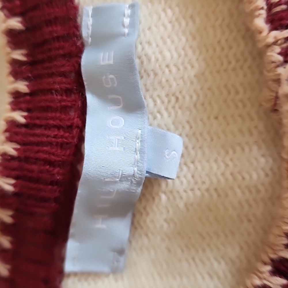 Hill House Maroon Cardigan with Floral Embroidery - Picture 4 of 4